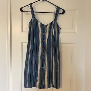 Blue Striped Dress